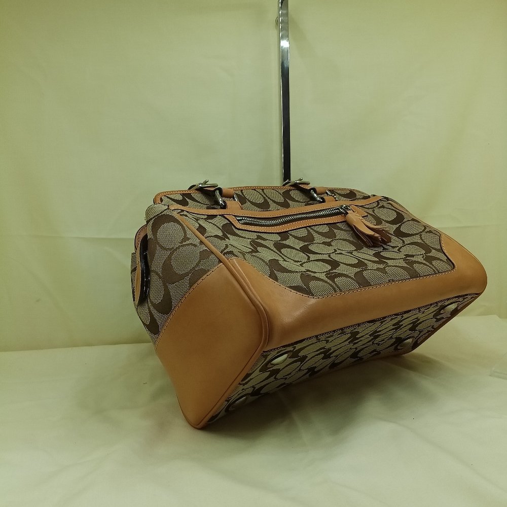 Coach Y2K Signature Hampton Tassel Satchel Handbag 6828 Coach - Picture 10 of 15
